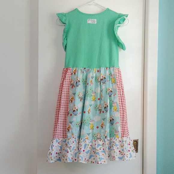 Momi boutique size 12 patterned dress - Picture 5 of 5